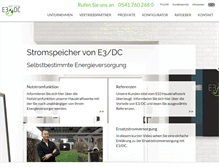 Tablet Screenshot of e3dc.com